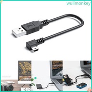 WU Convenient USB to Mini USB Cable for Charging Cable Wire Stable Data Transmission Cord 25cm 50cm 