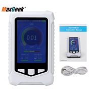 Maxgeek Handheld 0-50PPM Air Quality Monitor Ozone Meter w/ 3.5" Screen for O3 AQI Temperature and H