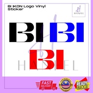 BI IKON kpop logo vinyl sticker Hanfel ( Die-cut) / Decal sticker