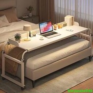 ✅【跨床桌】多功能跨床桌 可移動書桌 床上桌 電腦桌 家用懶人升降臥室床邊小桌子 床尾桌  ✅