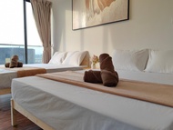 Pangsapuri studio 45 m² dengan 1 bilik mandi peribadi di Kepayan (Sunset View|Balcony|Near Airport K