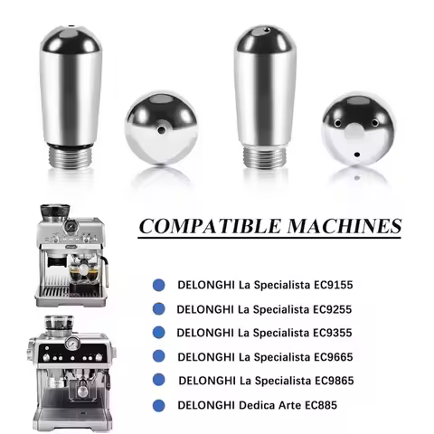 Coffee Steam Nozzle Milk Foam Spout Steam Wand Tip for Delonghi La Specialista EC9155/9355/9255/9665