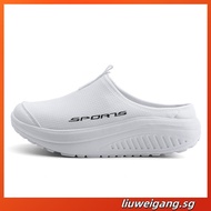 size35-43 lightweight Women Slip on shoes wedge Half shoes Causal shoes for women 42/43