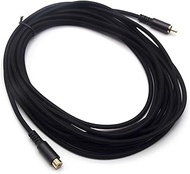 REXUS RCA Extension Audio Cable Male to Famale 20 feet(6 Meter), RCA Stereo Audio Cable Hi-Fi Sound 