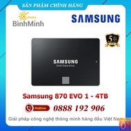 Ổ Cứng SSD 1TB 2TB 4TB Samsung 870 EVO 2.5 Inch SATA III - BH 5 Năm (MZ-77E1T0BW MZ-77E2T0BW MZ-77E4