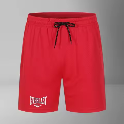 Everlast Men's Quick Dry Breathable Stretch Shorts Summer Surfing Beach Fashion Sports Fitness Leisu