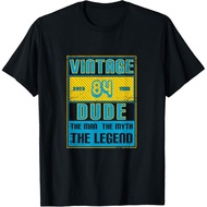 Men's cotton T-shirt 84th Birthday Gifts for Men Age 84 Year Old Vintage Dad 1936 T-Shirt
