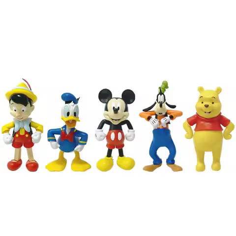Mickey Mouse Clubhouse Mickey Mouse Donald Duck Winnie the Pooh Goofy Pinocchio figurines cartoon do