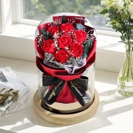 Preserved Flower Rose Birthday Gift for Girls Girlfriend Wife Gift Birthday Premium Romantic Bouquet