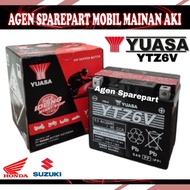 AKI MOTOR KERING YUASA YTZ6V ACCU MOTOR BEAT ESP CBS ISS 2015 BEAT