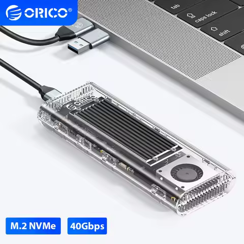 ORICO 40Gbps M.2 NVMe SSD Enclosure Type C 20Gbps M2 Hard Drive External Case HD Storage Box House T
