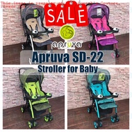 【Ready Stock】COD Apruva Stroller for Baby SD 22 "Aller" Deluxe Reversible Handle
