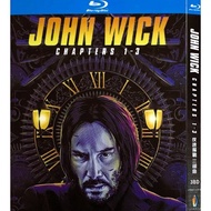 SG Seller John Wick Chapters 1-3 (3 Discs Set) Blu Ray Movie