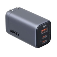 Củ sạc nhanh Aukey PA-B6U 2C+1A 67W, Đen (PA-B6U-BLK)