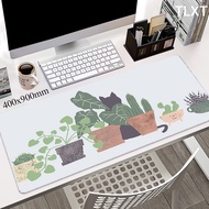 Cute Plants Large Mouse Pad Computer Mousepads Big Mausepad Laptop Keyboard Mat Office Desk Mats Rubber Table Carpet 80x30