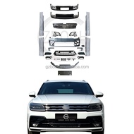 Wholesale car bumper for VW 2015+ Tiguan facelift R-Line body kit front bumper with car grill front 