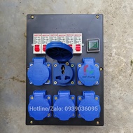 Hộp Nguồn Công Nghiệp Thi Công 16A - Tủ Chia Nguồn Âm Thanh Ánh Sáng - 6 Ổ Cắm 16A 250V 4000W