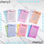CHERRY 48PCS Cost Saving Card, Eave Money 52 Weeks Save Challenge Cash Envelopes, Practical A6 100 E