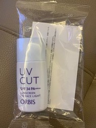 Orbis UV cut 防曬 sunscreen on light face