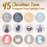 H023 Christmas Themed Insta IG Story Highlight Cover