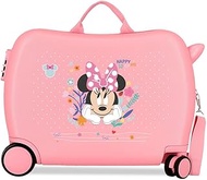 Joumma Disney Minnie Happy to Be Me Children's Suitcase, Pink, 50 x 38 x 20 cm, Rigid, ABS, Side Com