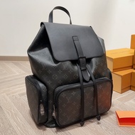 L ***** Vbeg Genuine Leather All-Match Men's Backpack Men's Backpack 44 31cm