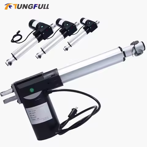 6000N 30/50/100mm Linear Actuator Industrial Reciprocating Push Rod Motor Srooke 30/50/100mm Telesco