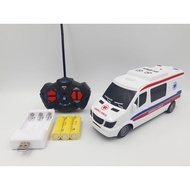 Car toys ambulance remote control 1 32 Scale 4WAY R/C city car with Light remote control car toys fo