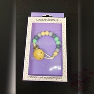 Handmade Silicone Teether Pacifier Clip