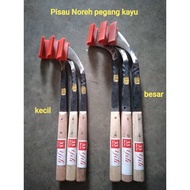 Pisau Noreh Getah/Pegang Kayu/100%spring steel