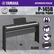 Yamaha P-145B 88 Keys Digital Piano - Black (Package) P145 / P145B
