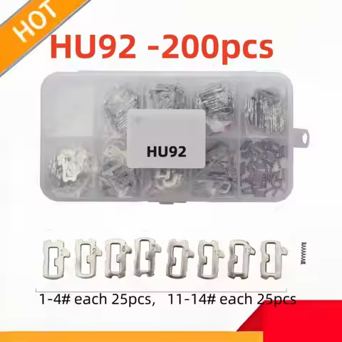 200Pcs/lot Car Lock Plate HU92 Repair Accessories Car Lock Reed wafer Plate 25 Type Each