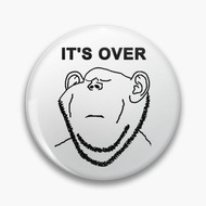 Wojak / Soyjak Its Over Meme ( 4chan reddit ) Pin Buttons Brooches  Jewelry Accessory Customize Broo