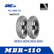 Ban Motor IRC MBR 110 TL Size 140/70 R17 - Tubeless Ban Belakang R15 CBR 150R Suzuki GSX-R150 Ninja
