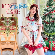 MYT x BLT BRAND : [BT292] : Icing On The Cake : Set เซ็ทกางเกงขาวแดงขาสั้น ชุดคริสต์มาส งานตามหา