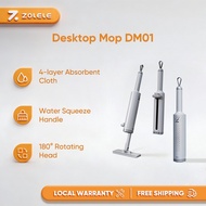 Zolele DM01 Mini Desktop Mop Portable Self-Squeeze Small Mop for Small Space Strong Water Absorbency