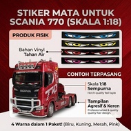 MATA EYE STICKERS FOR RC TRUCK SCANIA 770