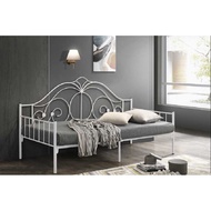 M Furniture Concept , Single Day Bed, Ready stock , European Metal Bed , Iron Single Bed