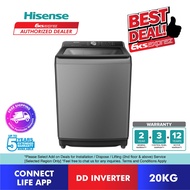 [FREE DELIVERY] Hisense Top Load Inverter Washing Machine (20kg) WT5T2015DT Washer