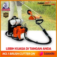 APACHE TurboCUT® WB728T | Super Heavy Duty Garden Trimmer | Backpack Brush Cutter | Grass Cutter | Mesin Rumput | 32.8cc | 2-Stroke | 2 Year Warranty | Free Accessories | FREE SHIPPING