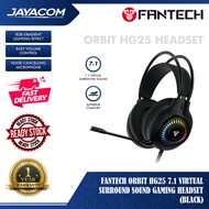 Fantech Orbit HG25 7.1 Virtual Surround Sound Gaming Headset – Black (RGB Lighting Effects / Noise C