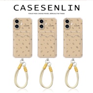 Flower Card Holder Soft Case hp IPhone 11 13 XR XS X 12 14 15 16 PRO MAX 7 8 7+ 8+ PLUS SE 2022 Lany