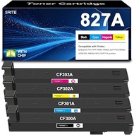 827A Toner Cartridge Replacement for CF300A CF301A CF302A CF303A Compatible with HP Enterprise Flow 