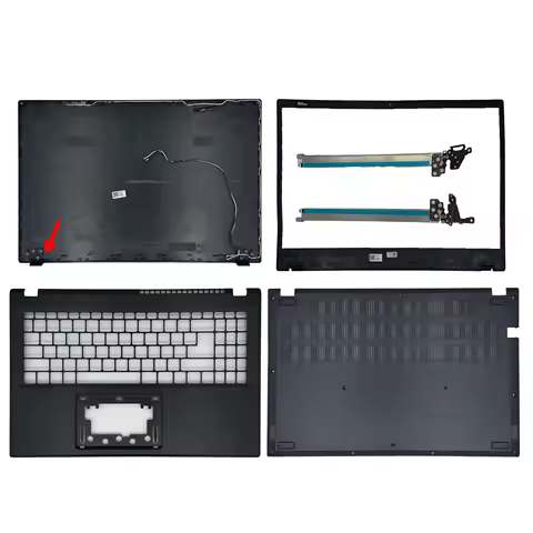 Nitro V ANV15-51-55K7 N23Q22 EAZYP00501A laptop, LCD screen top cover, screen bezel, palm rest, bott