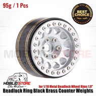 Beadlock Ring Black Brass Counter Weights 1.9 for Metal Beadlock Rims