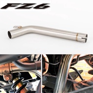 For Yamaha FZ6 FZ-6 FZ 6 /FAZER 2004-2011 Motorcycle Exhaust Escape Modified Middle Link Pipe Muffle