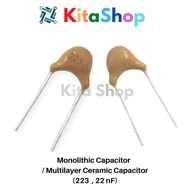 Monolithic Capacitor / Multilayer Ceramic Capacitor (223 , 22 nF)