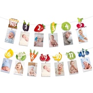 Farmers Market First Party Decorations Vegetable Farmer's 1st Birthday Photo Banner Farmers Market P