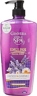 Ginvera World Spa English Shower Scrub Lavendar and Chamomile, 750 ml