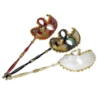 Venice Holding Mask Masquerade Party Carnival Stick Masquerade Party Girl